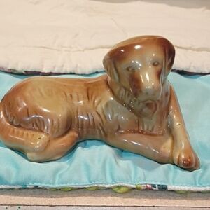 Vintage Ceramic Golden Retriever Dog